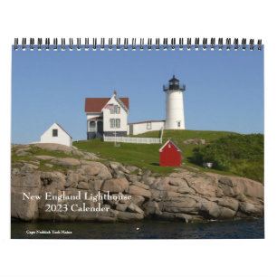 2023 New England Lighthouse-Calendar Calendar