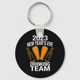 2023 New Year's Eve Drinking Team Key Ring