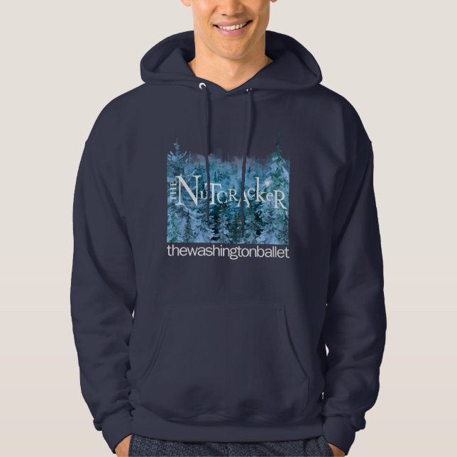 2023 - Nutcracker Winter Scene Navy Hoodie (Front)