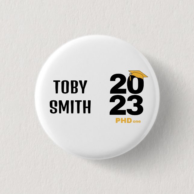 2023 PHDone Customizable Graduation Gift 3 Cm Round Badge (Front)