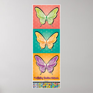 2023 Poster - Pop Butterflies -Buellton.Art 
