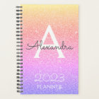 2023 Rainbow Pastel Glitter Sparkle Monogram