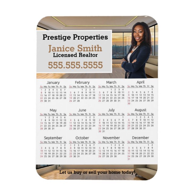 2023 Realtor Calendar Refrigerator  Magnet (Vertical)