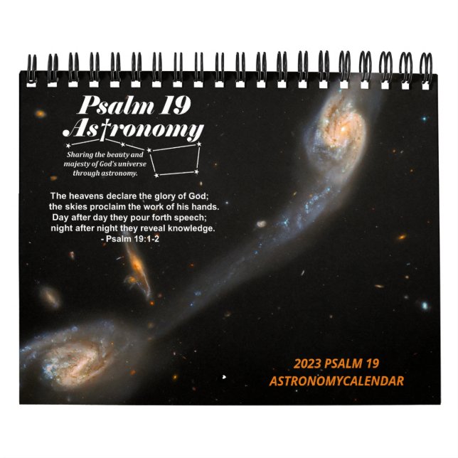 2023 SMALL Psalm 19 Astronomy Society Calendar (Cover)