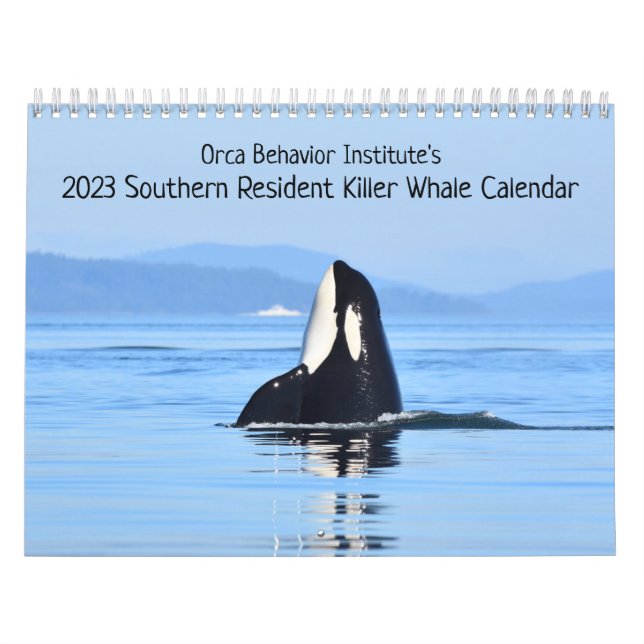 2023 Southern Resident Killer Whale Calendar (Cover)