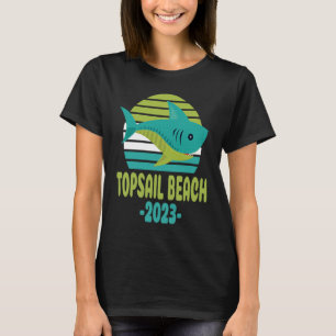 2023 Topsail Beach North Carolina Shark T-Shirt