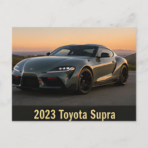 2023 Toyota Supra Modern Japanese Sports Car Postcard
