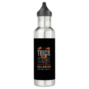 2023 Trick or Treat-Halloween Design 710 Ml Water Bottle