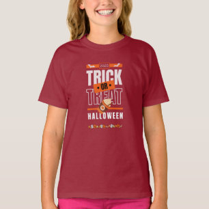 2023 Trick or Treat-Halloween Design T-Shirt