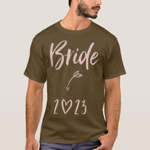 2023 Wedding Bride Heart  T-Shirt