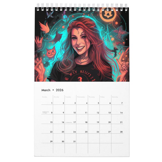 2023 witchy calendar (Mar 2026)