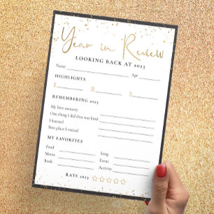 2023 Year in Review Reflection Cards