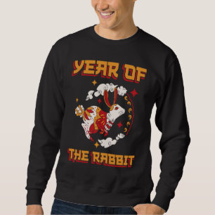 2023 Year of the Rabbit Cat Chinese Zodiac New Yea Sweatshirt