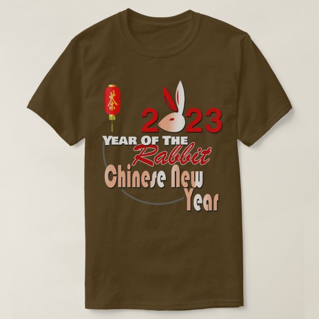 2023 Year of the Rabbit T-Shirt (Design Front)