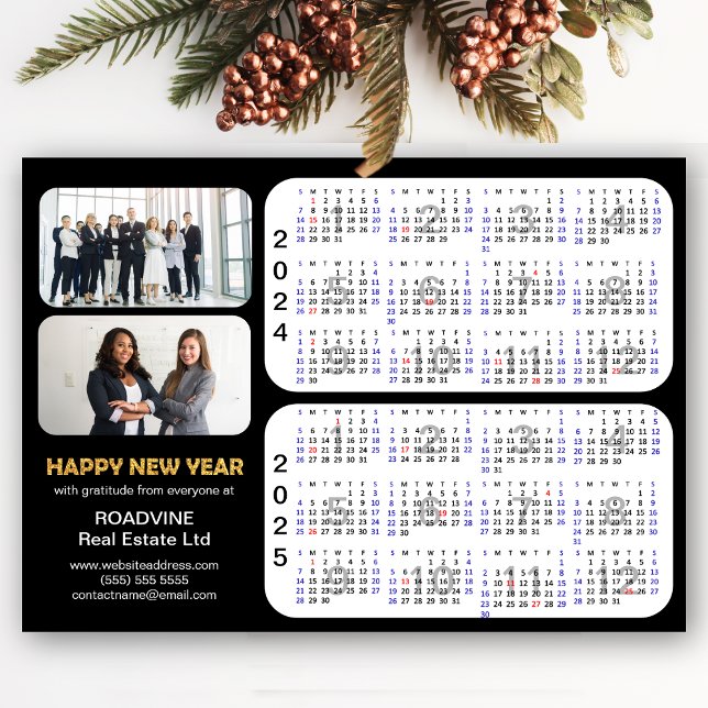 2024 2025 Calendar Corporate 2 Photo Magnetic (Creator Uploaded)