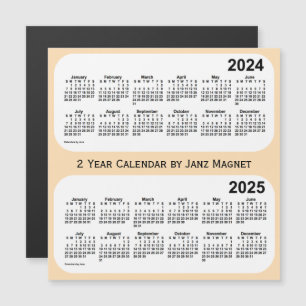 2024-2025 Wheat 2 Year Calendar by Janz Magnet