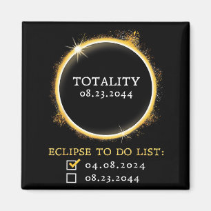 2024 2044 Total Solar Eclipse Checklist Totality 2 Magnet