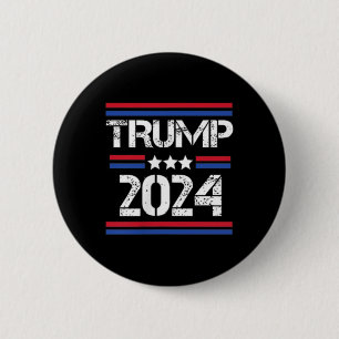 2024 2 Side I'm Voting Convicted Felon  6 Cm Round Badge