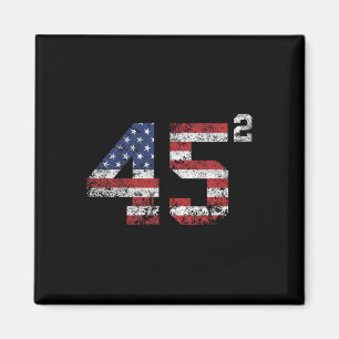 2024 45 Squared Second Term Usa Vintage Magnet