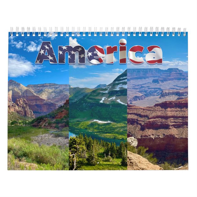 2024 America national parks calendar (Cover)
