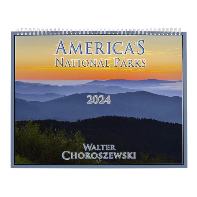 2024 AMERICA'S NATIONAL PARKS - CHOROSZEWSKI Large Calendar (Cover)