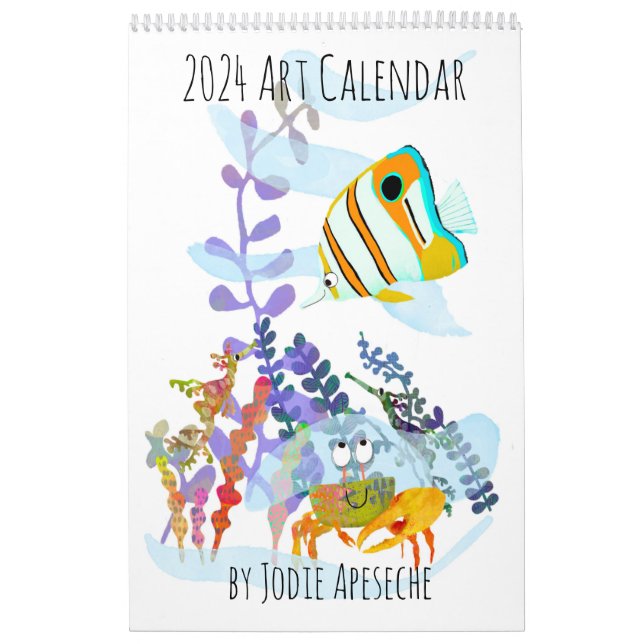 2024 Art Calendar by Jodie Apeseche (Cover)