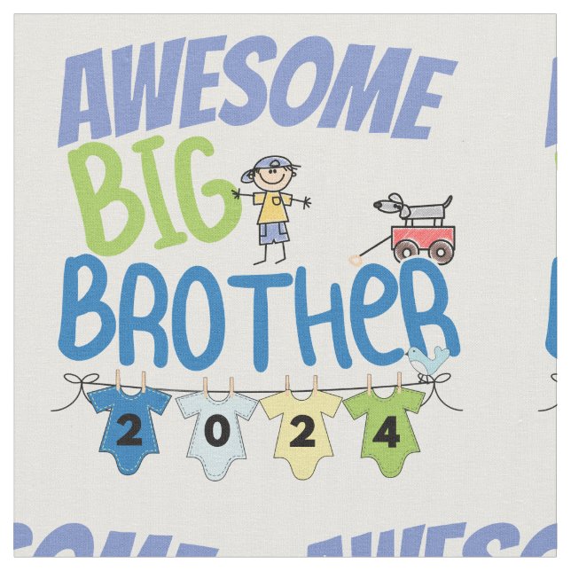 2024 Awesome Big Brother Fabric (Close Up)