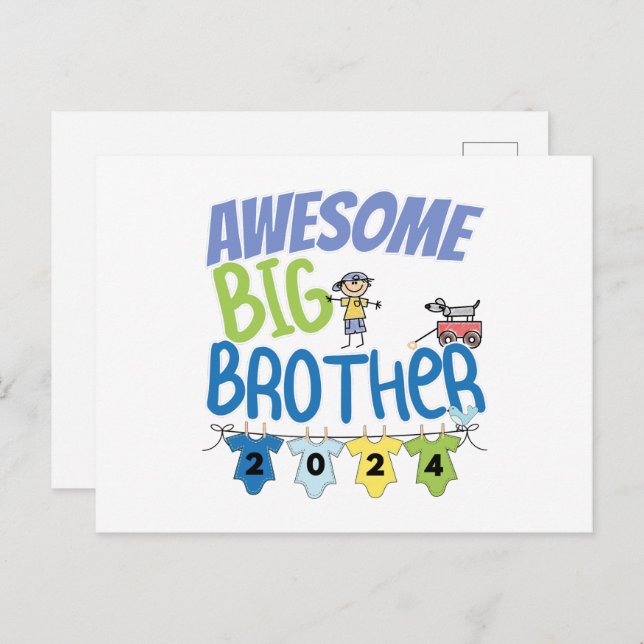 2024 Awesome Big Brother Postcard (Front/Back)
