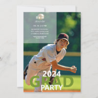 2024 Baseball Photo Graduation Party