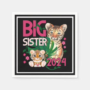 2024 Big Sister - Tropical Jungle Tiger Napkin