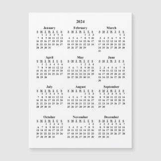 2024 Blank Calendar
