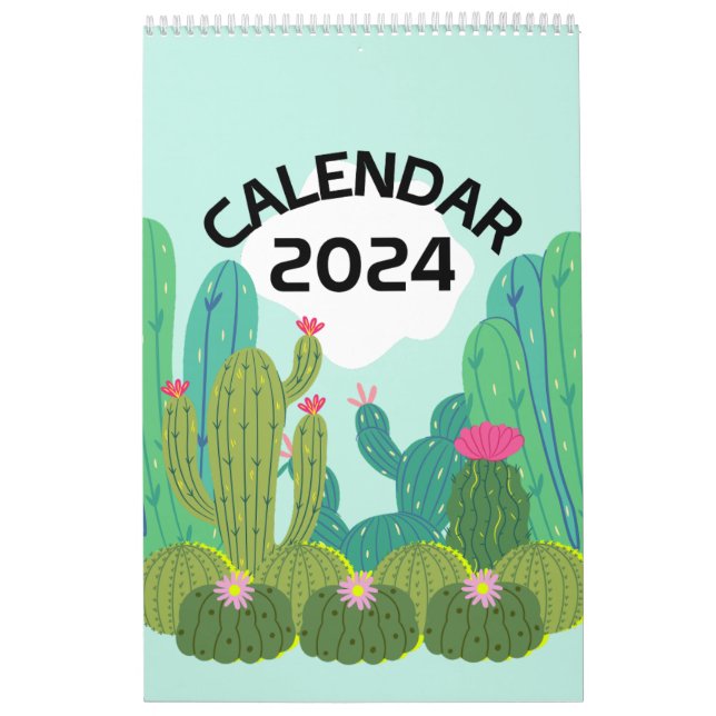2024 Cacti Paradise Calendar (Cover)
