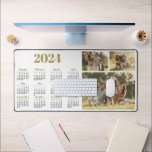 2024 Calendar and Photo Collage Desk Mat<br><div class="desc">2024 month-at-a-glance calendar desk mat features your favourite photos,  too! **This is for 2024** (Look for our new designs for next year.)</div>