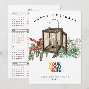 2024 Calendar Corporate Business Logo Christmas