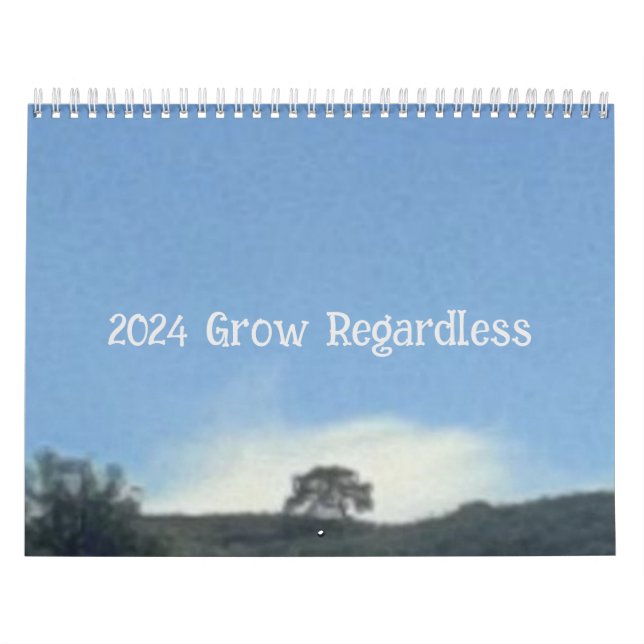 2024 Calendar grow regardless design  (Cover)
