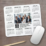 2024 Calendar with logo, Photo and Text - White Mouse Pad<br><div class="desc">A logo and photo collage with a calendar and room to add a few lines of text. A fun item for the New Year to use as a company giveaway. Add 1 group office photo to this design.</div>