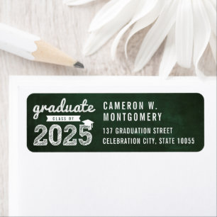 2024 Chalkboard Sketch Modern Graduation Address