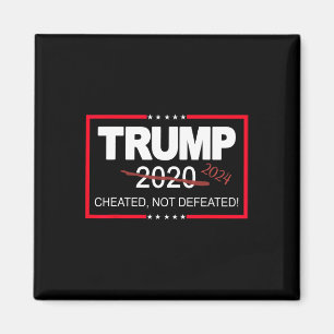 2024 Cheated Not Defeated Save And Take America Ba Magnet