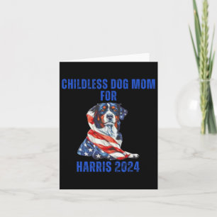 2024 Childless Dog Mum For Harris 2024 Card