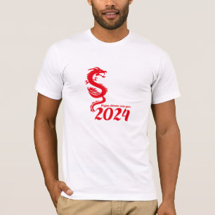 2024 Chinese New Year: Happy Year of the Dragon T-Shirt