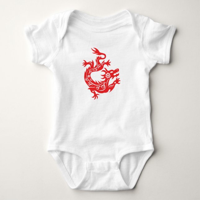 2024 Chinese New Year Year of the Dragon Baby Bodysuit (Front)