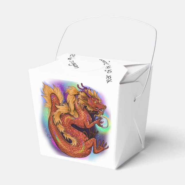 2024 Chinese Zodiac Year of the Dragon Favour Box (Front Side)