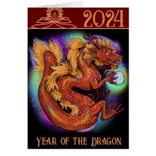 2024 Chinese Zodiac Year of the Dragon New Years