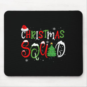 2024 Christmas Squad Funny Xmas Tree Family Matchi Mouse Pad