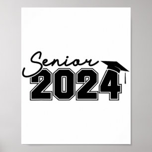 2024 Cl Of 2024 Last Day Of School Graduation Grad Poster