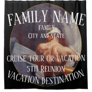 2024 Cocktail Wine Dinner Soiree Costume Theme Shower Curtain