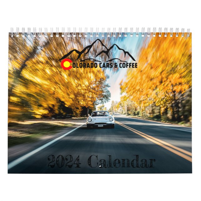 2024 Colorado Cars and Coffee Calendar (Cover)