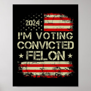 2024 Convicted Felon10  Poster