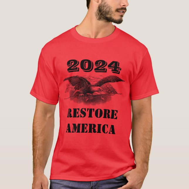 2024 Election Red T-Shirt (Front)
