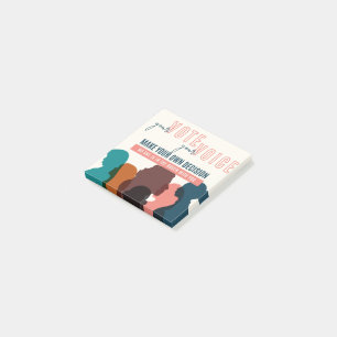 2024 Election Women Your Vote, Your Voice Post-it Notes